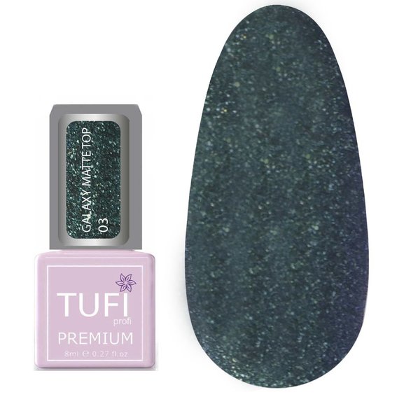 Топ TUFI profi PREMIUM Galaxy Matte Top 03 Вега 8 мл (0133941) - Фото №1