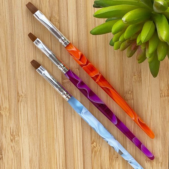 Extension brush BLING №4 purple streaks - Фото №2