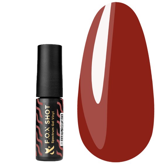 F.O.X SHOT Spectrum Gel Vinyl 038 гель-лак 5 мл бордовый