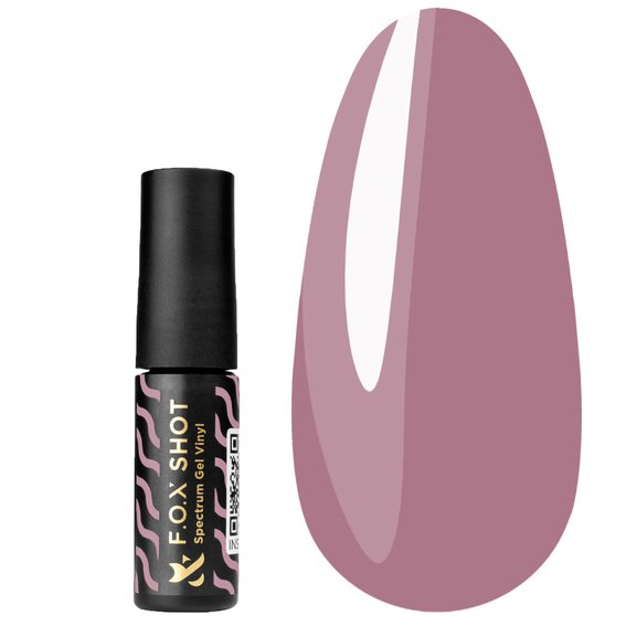 F.O.X SHOT Spectrum Gel Vinyl 047 гель-лак 5 мл приглушенный розовый