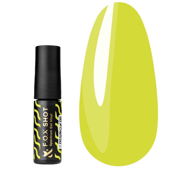 F.O.X SHOT Spectrum Gel Vinyl 065 гель-лак 5 мл кислотный салатовый