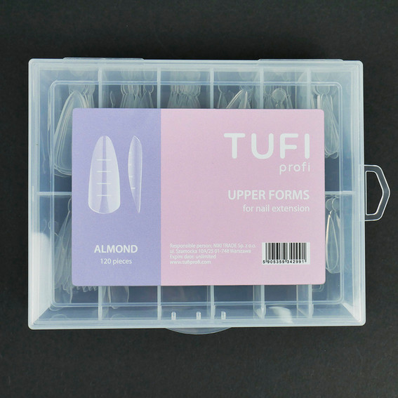 Upper forms for nail extension TUFI profi  PREMIUM  almond 120 pcs (0121805) - Фото №3