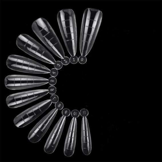 Upper forms for nail extension TUFI profi  PREMIUM  almond 120 pcs (0121805) - Фото №6