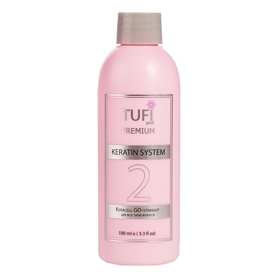 Keratin TUFI profi  PREMIUM  Keracell Go-Straight for all hair types 100 ml (0123827) - Фото №1