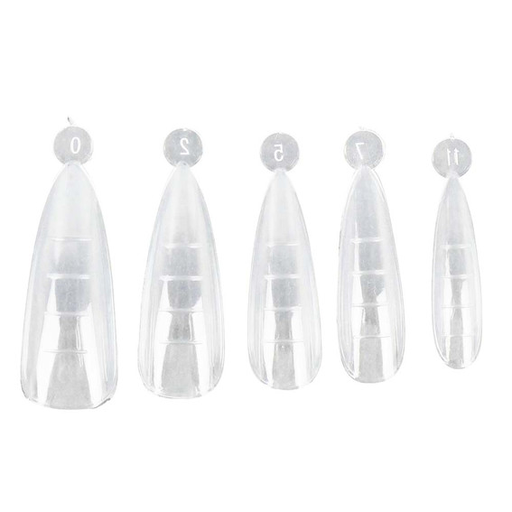 Upper forms for nail extension TUFI profi  PREMIUM  almond 120 pcs (0121805) - Фото №1