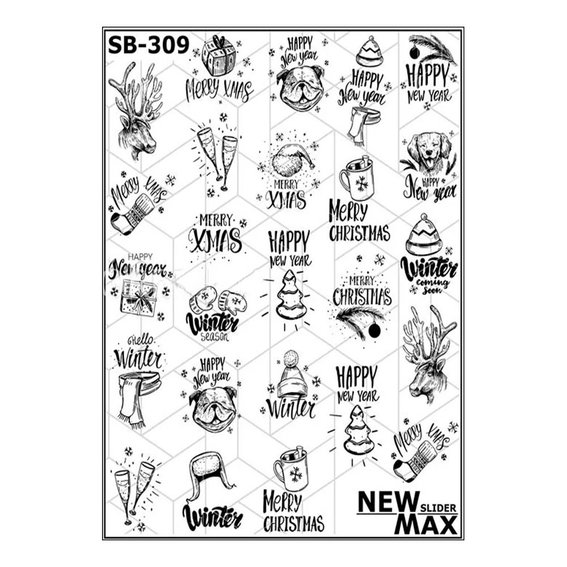 Slider design NEW MAX SB-309 New Year