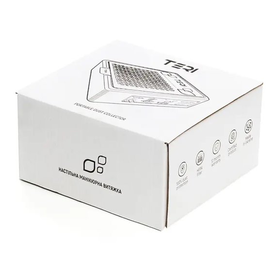 Pochłaniacz do pyłu TERI Turbo M biały złota siatka 90W - Фото №4
