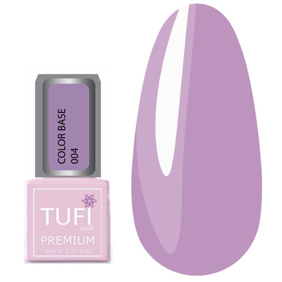 Color base TUFI profi  PREMIUM 004 Dusty rose 8 ml (0103702) - Фото №1