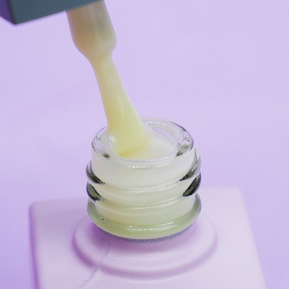 Color base TUFI profi  PREMIUM 016 Translucent pale yellow 8 ml (0103865) - Фото №3