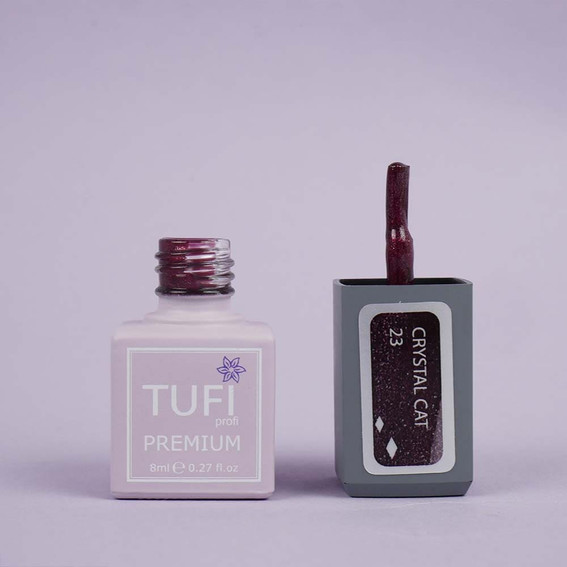 Гель-лак TUFI profi PREMIUM Crystal Cat 23 сангрия 8 мл (0173914) - Фото №4