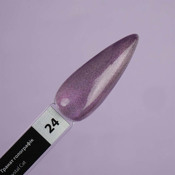 Гель-лак TUFI profi PREMIUM Crystal Cat 24 гранат голографик 8 мл (0173917) - Фото №3