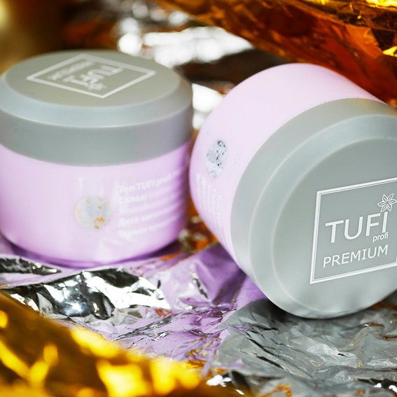 Топ TUFI profi PREMIUM Potal Top без липкого слоя с поталью золото 30 мл (0121828) - Фото №3