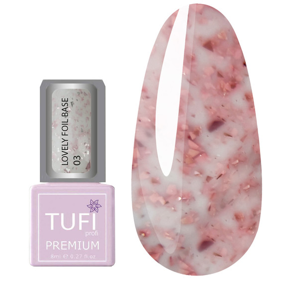 TUFI profi PREMIUM Lovely Foil Base 03 meringue 8 ml (0196359) - Фото №1