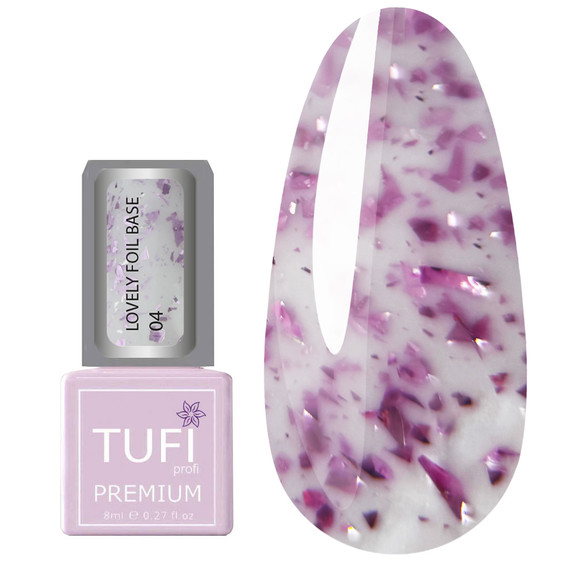 TUFI profi PREMIUM Lovely Foil Base 04 marshmallow 8 ml (0196360) - Фото №1