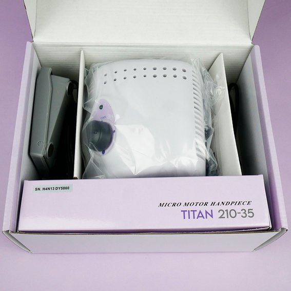 Фрезер TUFI profi PREMIUM TITAN 210 65В 35 000 обр./мин белый (0121436) - Фото №3