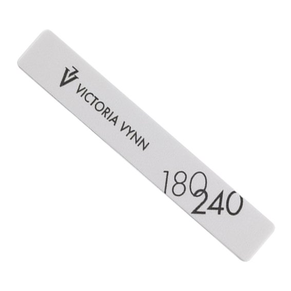 Double-sided nail file, gray, BLING 240/280 - typ 3