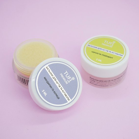Nail and cuticle balm TUFI profi PREMIUM neroli and grapefruit 5 ml (0120743) - Фото №2