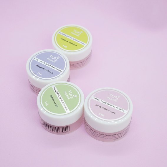 Nail and cuticle balm TUFI profi PREMIUM neroli and grapefruit 5 ml (0120743) - Фото №3