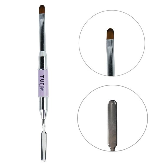 Spatula brush TUFI profi PREMIUM for polygel (0196145) - Фото №1