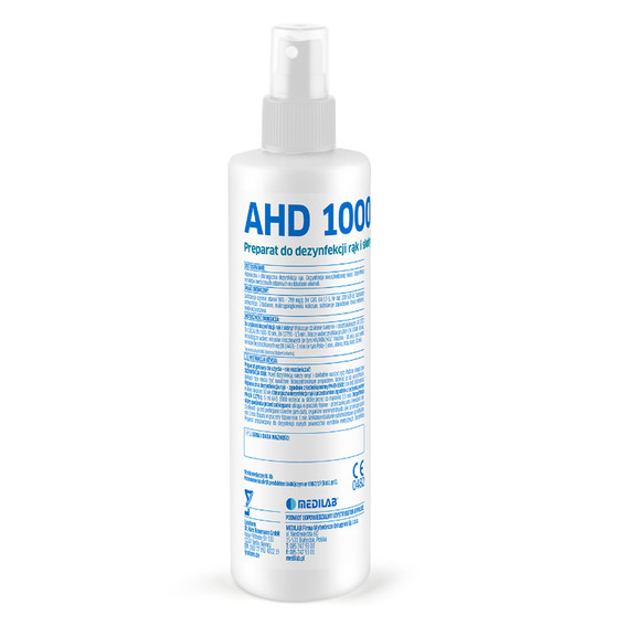 Спрей спиртовой для дезинфекции рук и кожи MEDILAB AHD 1000 250 мл