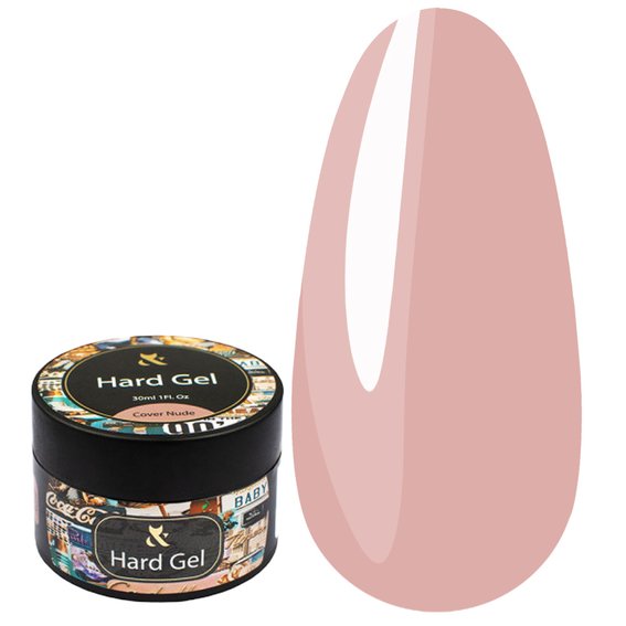 F.O.X Hard gel Cover Nude нюдовый, 30 мл