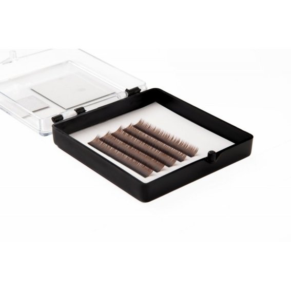 Rzęsy jedwabne CLD Silk Lashes Dark Brown MINI Mix D - Фото №2