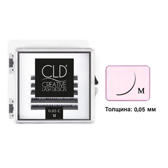 Шелковые ресницы CLD Silk Lashes Mini Mix 0,05 - Фото №1