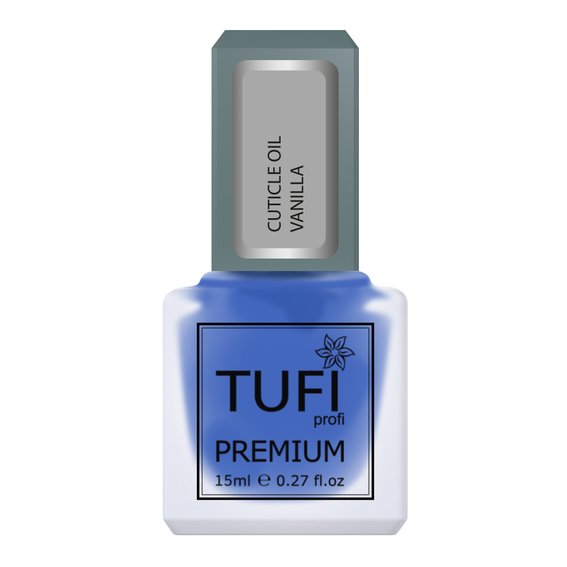 Oliwka do skórek  TUFI  profi PREMIUM z waniliowym pędzelkiem 15 ml - Фото №1