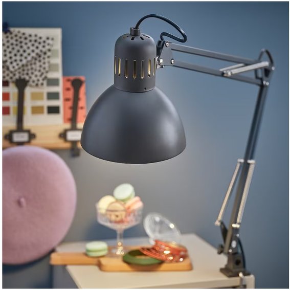 Lampa biurkowa IKEA ciemnoszara - Фото №6