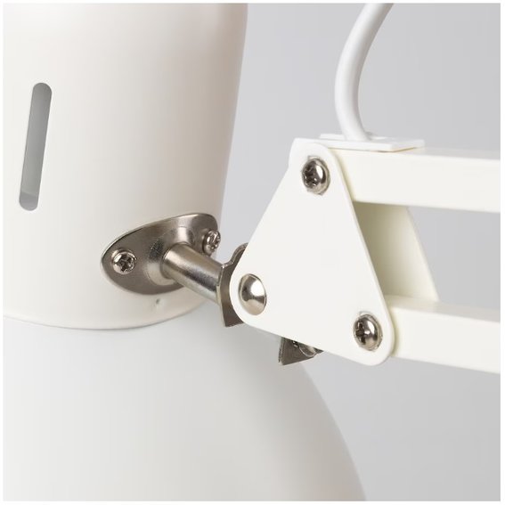 Lampa biurkowa IKEA biała - Фото №2