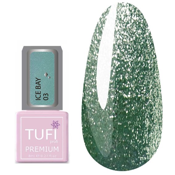 Gel polish TUFI profi PREMIUM Ice baby 03 Reykjavik 8 ml (0102216) - Фото №1