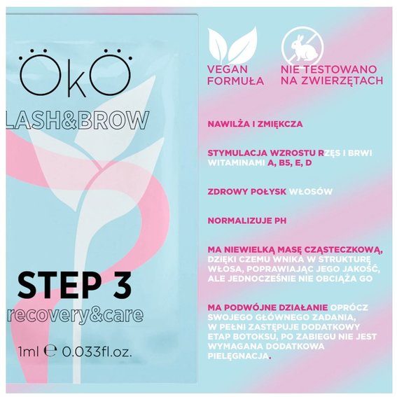 Пакетики для ламинирования ресниц и бровей OkO 3 STEP 5 шт - Фото №3