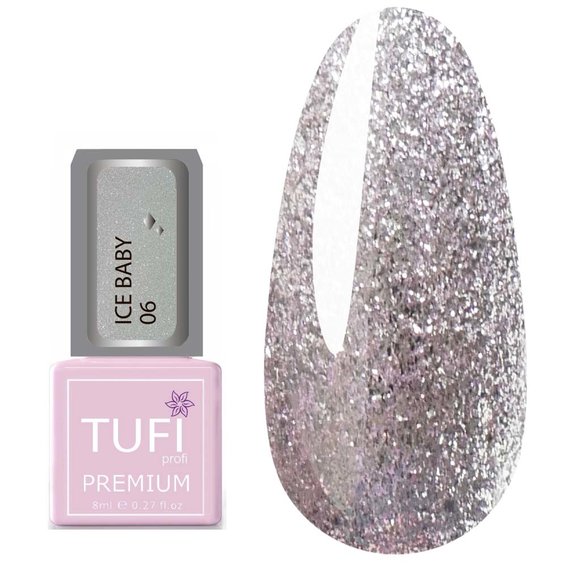 Гель-лак TUFI profi PREMIUM Ice baby 06 Белая королева 8 мл (0102219) - Фото №1