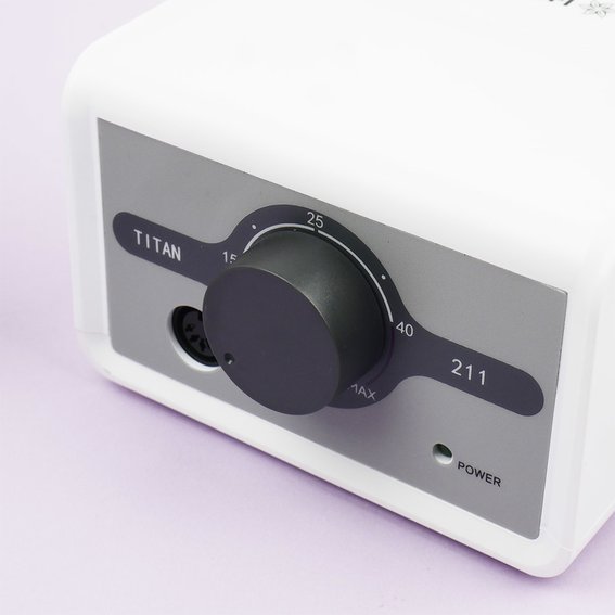 Frezarka do paznokci TUFI profi PREMIUM TITAN 211 80W 40 000 obr./min biała (0195427) - Фото №3