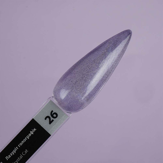 Гель-лак TUFI profi PREMIUM Crystal Cat 26 голубой голографик 8 мл (0173919) - Фото №3