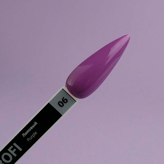 Гель-лак TUFI profi PREMIUM Purple 06 лиловый 8мл (0102498) - Фото №3
