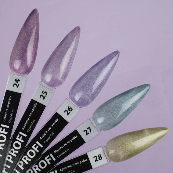 Гель-лак TUFI profi PREMIUM Crystal Cat 26 голубой голографик 8 мл (0173919) - Фото №4