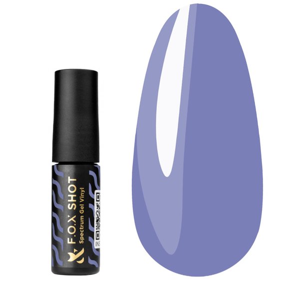 Lakier hybrydowy Lakier hybrydowy FOX SHOT Spectrum Gel Vinyl 148 chabrowy 5 g - Фото №1