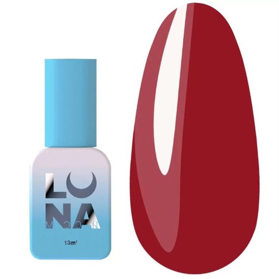 Lakier hybrydowy LUNA №05 czerwona szminka 13 ml - Фото №1