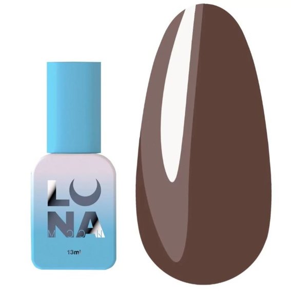Lakier hybrydowy LUNA №69 brązowy 13 ml - Фото №1