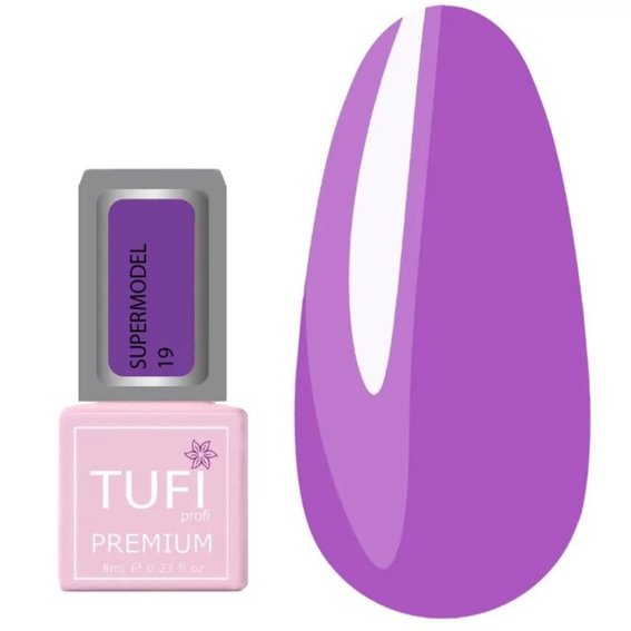 Гель-лак TUFI profi PREMIUM Supermodel 19 Джерри неоновый 8мл (0283768) - Фото №1