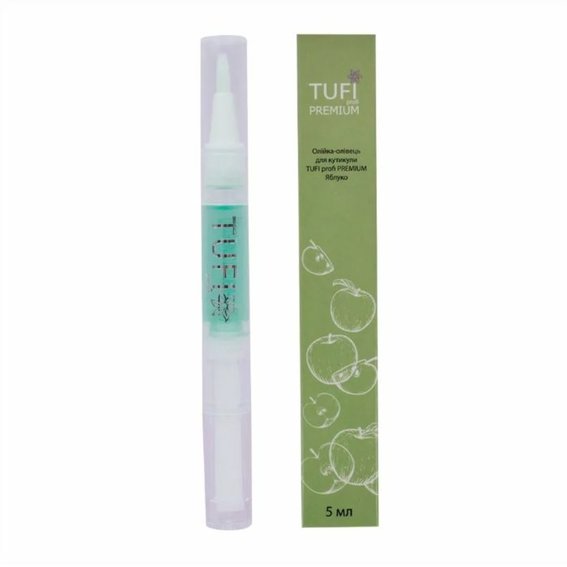 Cuticle oil pencil TUFI profi PREMIUM apple 5 ml (0232028) - Фото №1