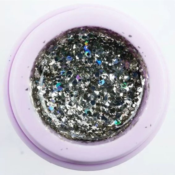Gel polish TUFI profi PREMIUM Sparkle 06 white gold 5 ml (0243534) - Фото №3