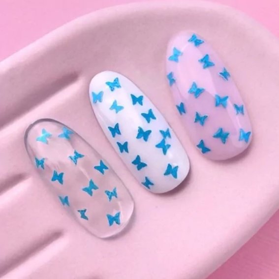Top hybrydowy LUNA Butterfly Blue 13 ml - Фото №3