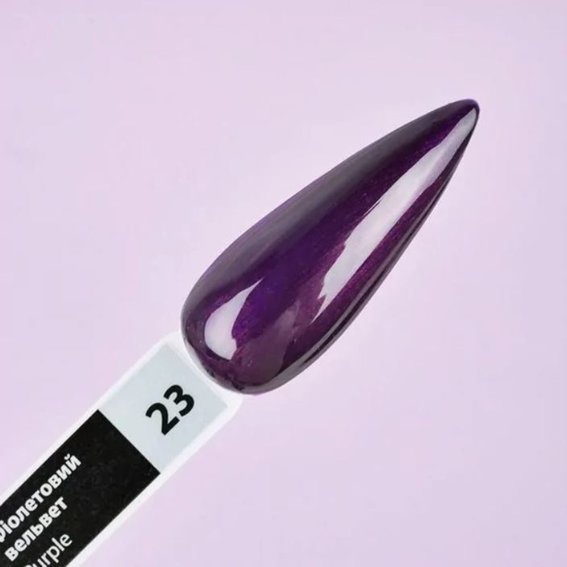 Гель-лак TUFI profi PREMIUM Purple 23 фиолетовый вельвет 8мл (0283777) - Фото №3