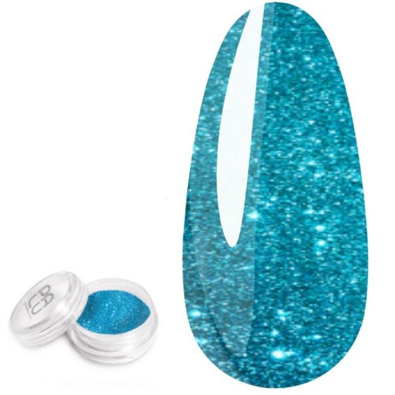 Brokat w proszku do paznokci PALU ETERNAL GLOW 9 ziełony 1 g