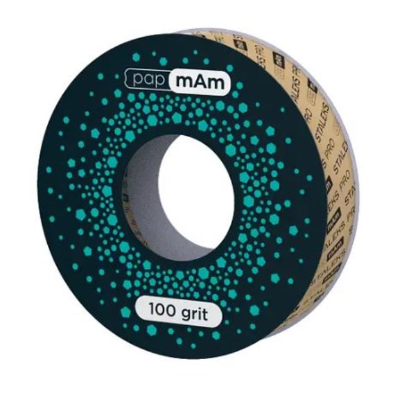 Disposable abrasive tape papmAm EXCLUSIVE (without plastic case) STALEKS 100 grit