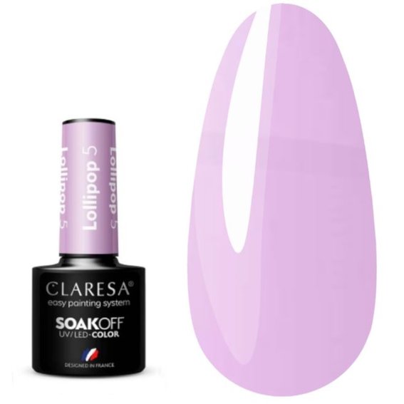 Claresa Гель лак LOLLIPOP 5 -5g - Фото №1