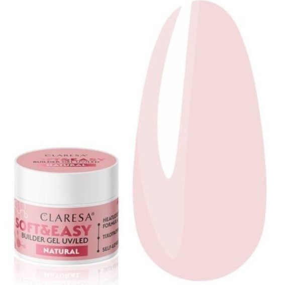 Гель для наращивания Claresa SOFT&EASY BUILDER GEL NATURAL 12г
