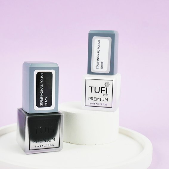 Лак для стемпінгу TUFI profi PREMIUM Stamping білий 8 мл (0295876) - Фото №4